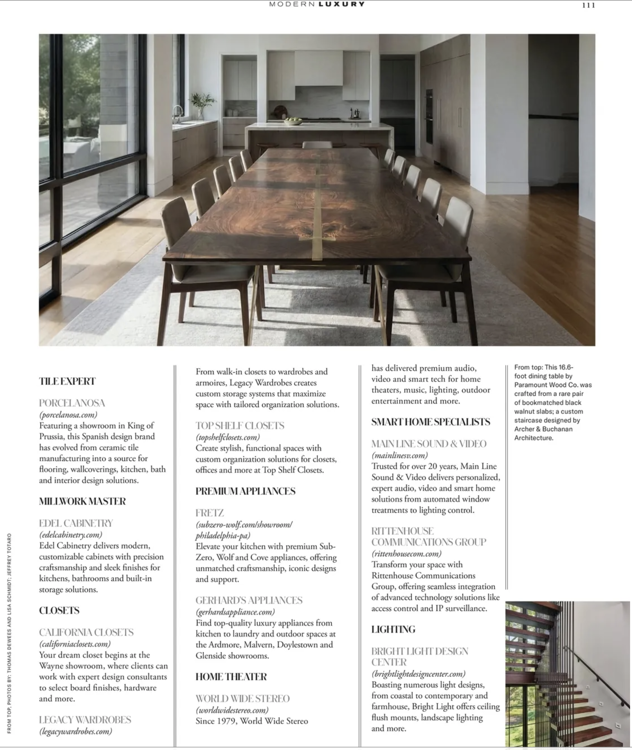 2026 Best of Style Winner in the Best Bespoke Furniture category